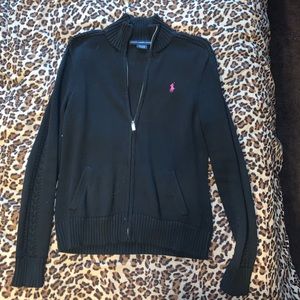 RALPH LAUREN ZIP UP SWEATER!!!